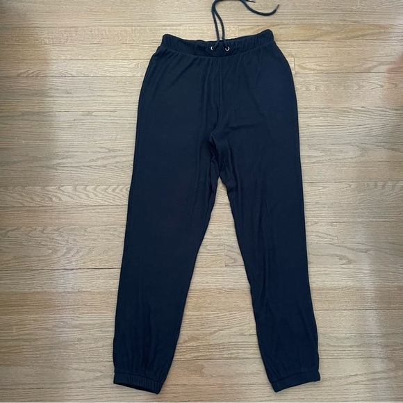 Magaschoni Navy Stretchy Jogger Pants Size Medium - Picture 1 of 6